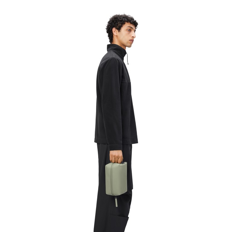 Kulturbeutel Wash Bag Small Drift, Farbe: grau, Marke: Rains, EAN: 5711747604646, Abmessungen in cm: 21x13x11, Bild 4 von 5