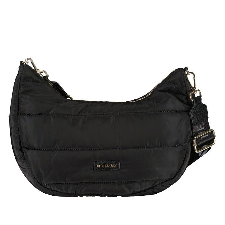 Beuteltasche Lifetime Buddy M Black, Farbe: schwarz, Marke: Hey Marly, EAN: 4262459829410, Abmessungen in cm: 37x11x28, Bild 1 von 6