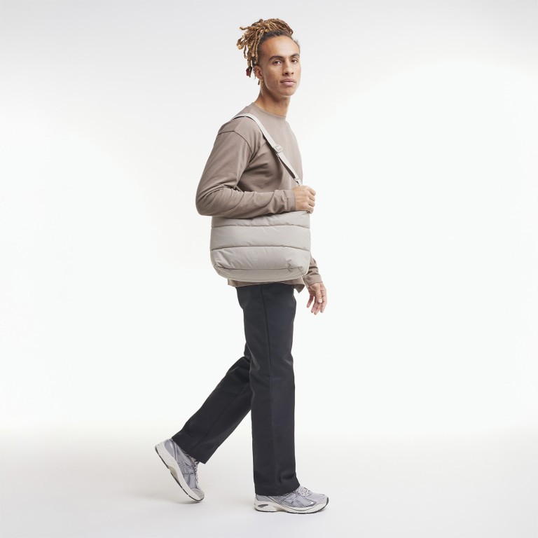 Beuteltasche Puffer Square Bag Large Monochrome Scallop, Farbe: beige, Marke: Got Bag, EAN: 4260483885112, Abmessungen in cm: 32x25x14, Bild 5 von 8