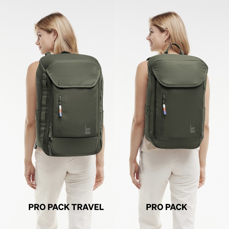 Rucksack Pro Pack Travel mit Laptopfach 16 Zoll Algae, Farbe: grün/oliv, Marke: Got Bag, EAN: 4260483889073, Abmessungen in cm: 35x53x20, Bild 6 von 16