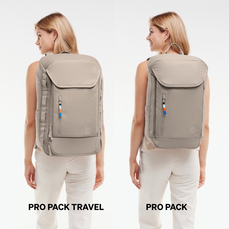 Rucksack Pro Pack Travel mit Laptopfach 16 Zoll Scallop, Farbe: beige, Marke: Got Bag, EAN: 4260483889080, Abmessungen in cm: 35x53x20, Bild 6 von 16