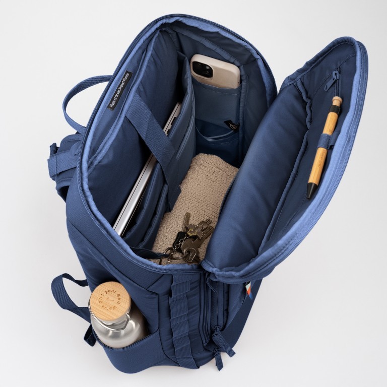Rucksack Pro Pack Travel mit Laptopfach 16 Zoll Ocean Blue, Farbe: blau/petrol, Marke: Got Bag, EAN: 4260483889097, Abmessungen in cm: 35x53x20, Bild 9 von 16