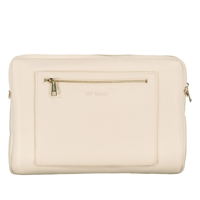 Laptoptasche Daily Wonder Crema, Farbe: beige, Marke: Hey Marly, EAN: 4262459829687, Abmessungen in cm: 40x26.5x4, Bild 3 von 6