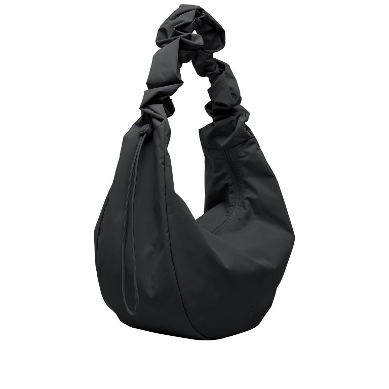 Beuteltasche Moon Bag Ruffle Monochrome Black, Farbe: schwarz, Marke: Got Bag, EAN: 4262457051912, Abmessungen in cm: 40x22x15.5, Bild 2 von 10