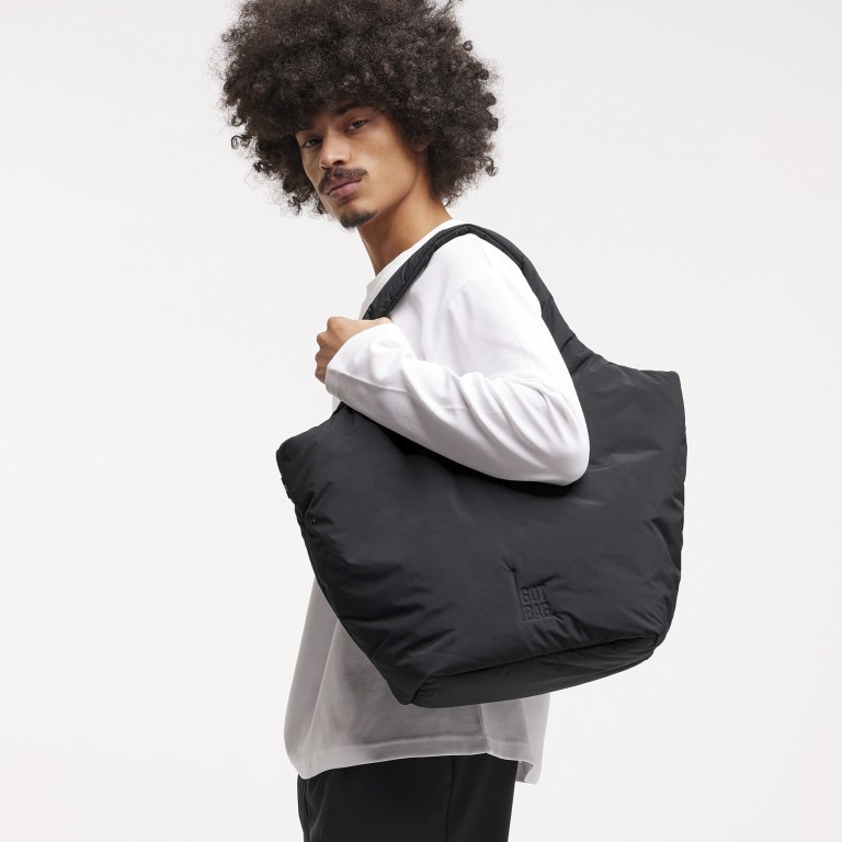 Shopper Cloud Tote Capsule mit Laptopfach 14 Zoll Black Monochrome, Farbe: schwarz, Marke: Got Bag, EAN: 4262457051738, Abmessungen in cm: 29x35x17, Bild 7 von 11