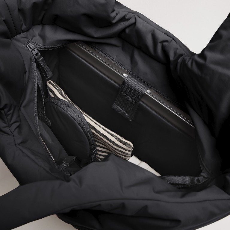 Shopper Cloud Tote Capsule mit Laptopfach 14 Zoll Black Monochrome, Farbe: schwarz, Marke: Got Bag, EAN: 4262457051738, Abmessungen in cm: 29x35x17, Bild 8 von 11