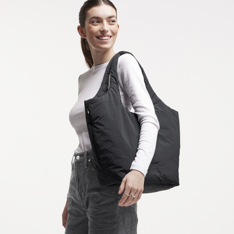 Shopper Cloud Tote Capsule mit Laptopfach 14 Zoll Black Monochrome, Farbe: schwarz, Marke: Got Bag, EAN: 4262457051738, Abmessungen in cm: 29x35x17, Bild 6 von 11