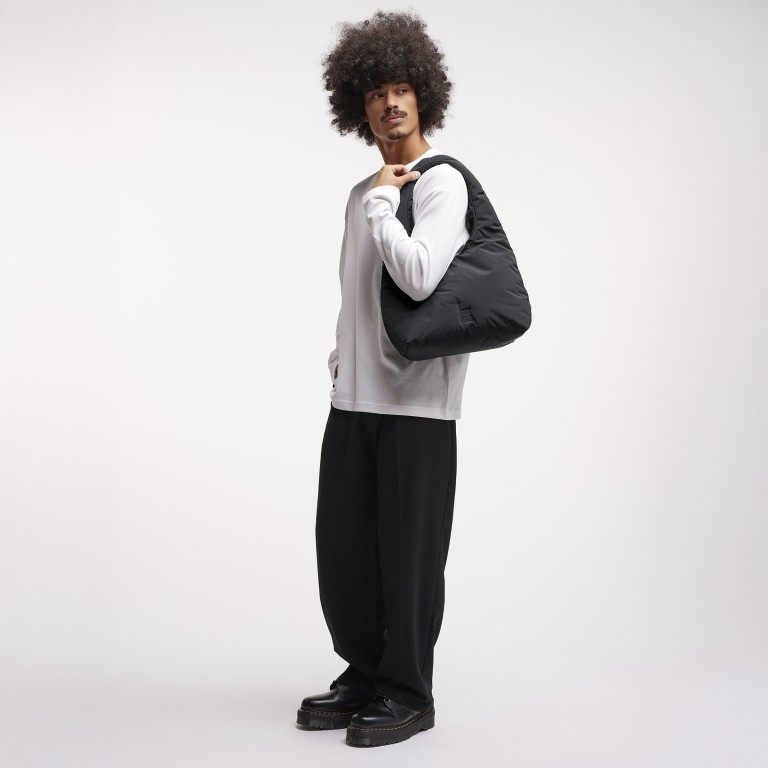 Beuteltasche Cloud Shoulder Bag Black Monochrome, Farbe: schwarz, Marke: Got Bag, EAN: 4262457051769, Abmessungen in cm: 52x40x16, Bild 6 von 9