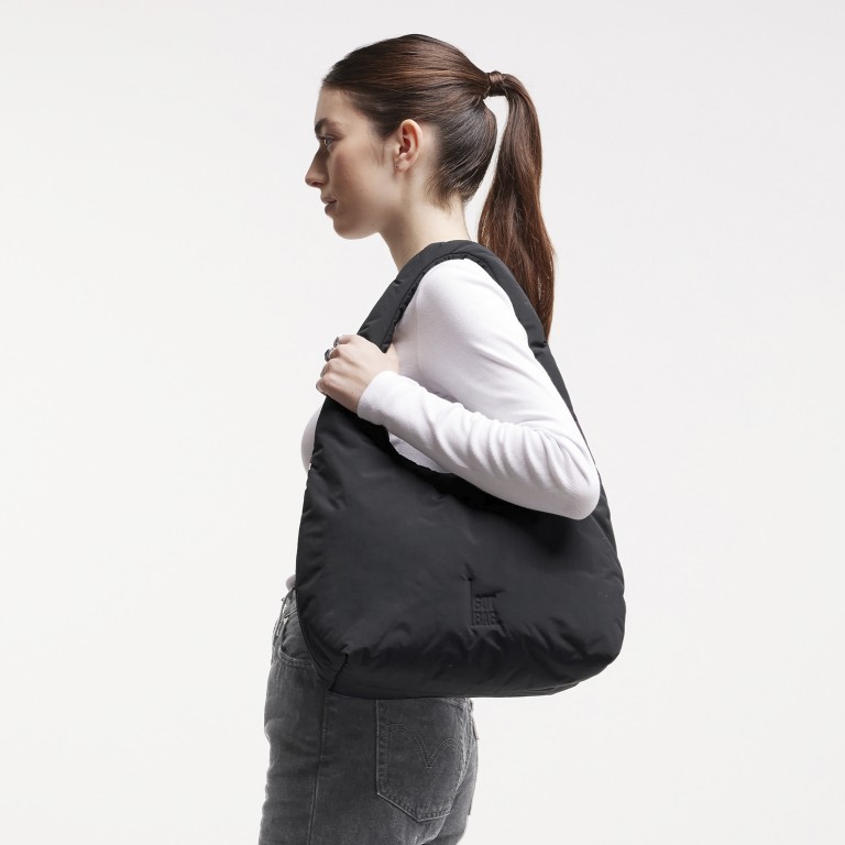 Beuteltasche Cloud Shoulder Bag Black Monochrome, Farbe: schwarz, Marke: Got Bag, EAN: 4262457051769, Abmessungen in cm: 52x40x16, Bild 4 von 9