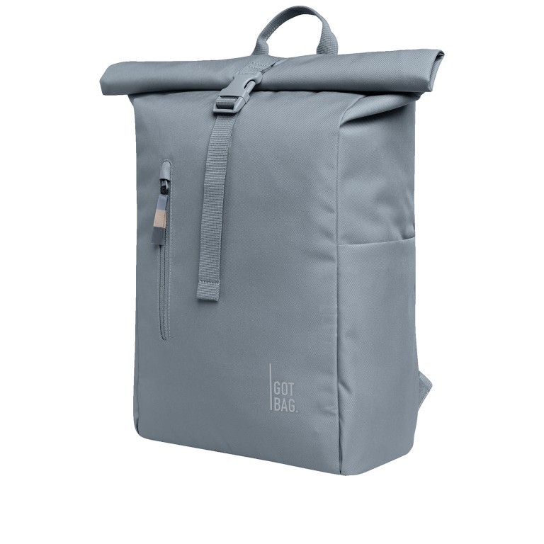 Rucksack Rolltop Easy Monochrome Marlin, Farbe: blau/petrol, Marke: Got Bag, EAN: 4262457052193, Abmessungen in cm: 30x42x15, Bild 2 von 10