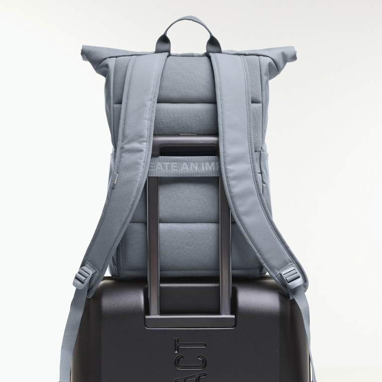 Rucksack Rolltop Easy Monochrome Marlin, Farbe: blau/petrol, Marke: Got Bag, EAN: 4262457052193, Abmessungen in cm: 30x42x15, Bild 5 von 10
