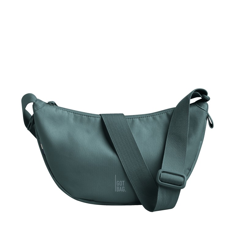 Umhängetasche Moon Bag Small Monochrome Sea Teal, Farbe: blau/petrol, Marke: Got Bag, EAN: 4262457052247, Abmessungen in cm: 32x18x9, Bild 1 von 7