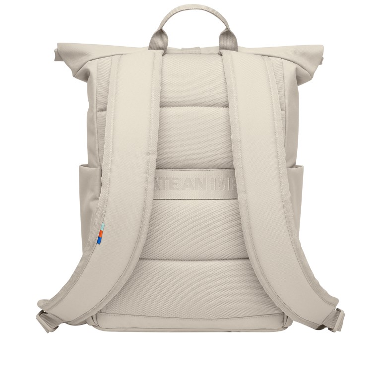 Rucksack Rolltop Easy Small Soft Shell, Farbe: beige, Marke: Got Bag, EAN: 4262457052315, Abmessungen in cm: 27x40x13, Bild 4 von 10