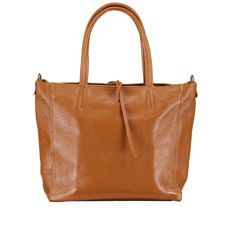 Handtasche Dollaro Hellbraun, Farbe: braun, Marke: Hausfelder Manufaktur, EAN: 4065646023215, Abmessungen in cm: 23.5x23x8, Bild 3 von 7
