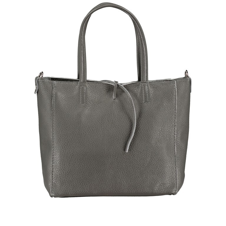 Handtasche Dollaro Anthra, Farbe: anthrazit, Marke: Hausfelder Manufaktur, EAN: 4065646023222, Abmessungen in cm: 23.5x23x8, Bild 3 von 7