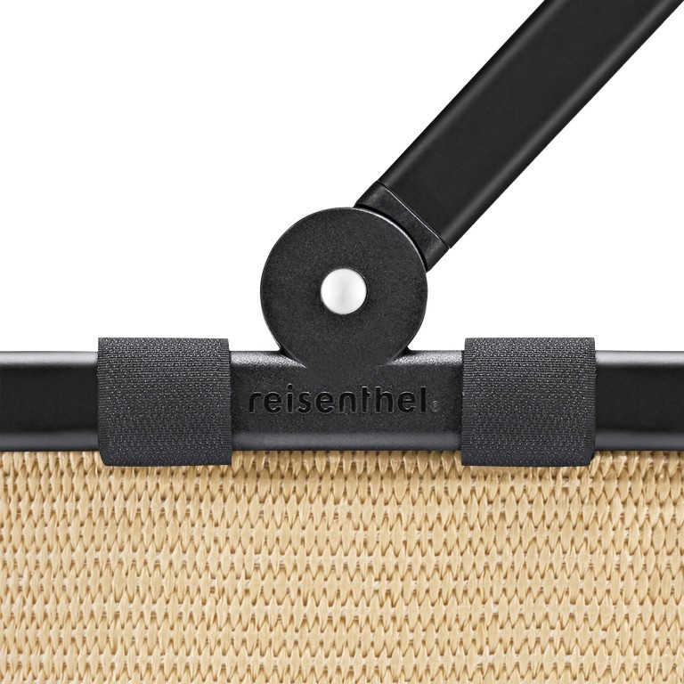 Einkaufskorb Carrybag Raffia Black, Farbe: cognac, Marke: Reisenthel, EAN: 4012013741500, Abmessungen in cm: 48x29x28, Bild 5 von 5