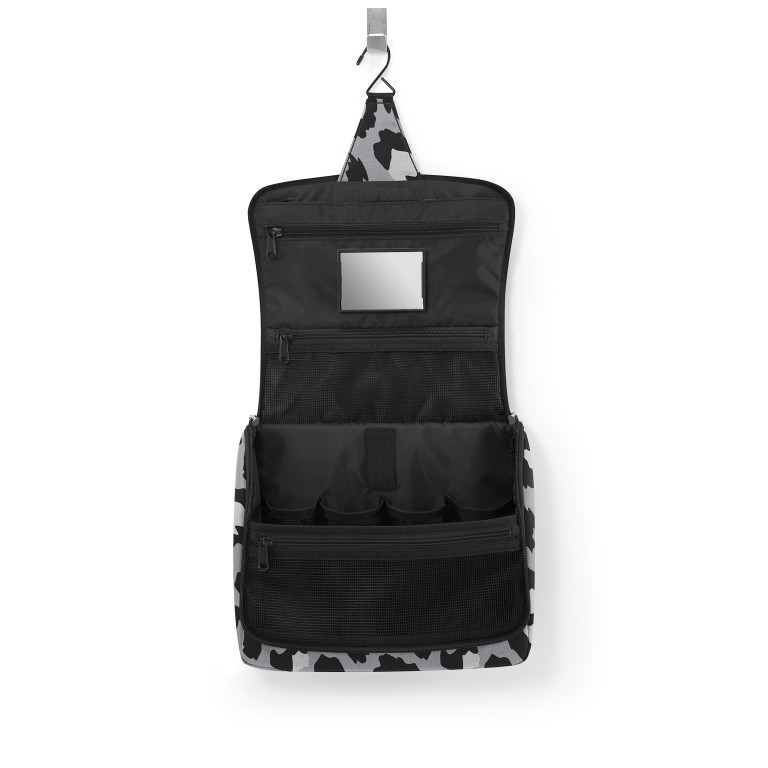 Kulturbeutel Toiletbag XL zum Aufhängen Leo Nero, Farbe: grau, Marke: Reisenthel, EAN: 4012013741876, Abmessungen in cm: 28x23x10, Bild 3 von 3