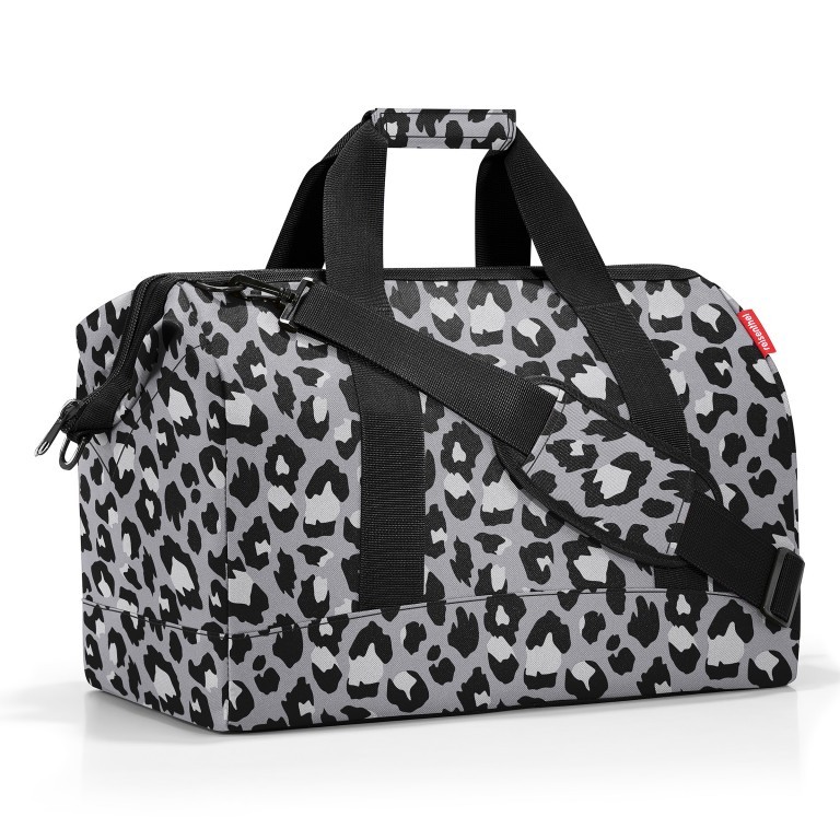 Reisetasche Allrounder L Leo Nero, Farbe: grau, Marke: Reisenthel, EAN: 4012013741890, Abmessungen in cm: 48x39.5x29, Bild 1 von 2