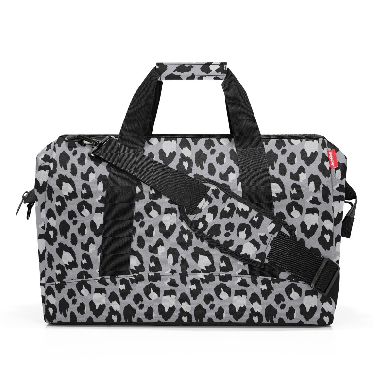 Reisetasche Allrounder L Leo Nero, Farbe: grau, Marke: Reisenthel, EAN: 4012013741890, Abmessungen in cm: 48x39.5x29, Bild 2 von 6