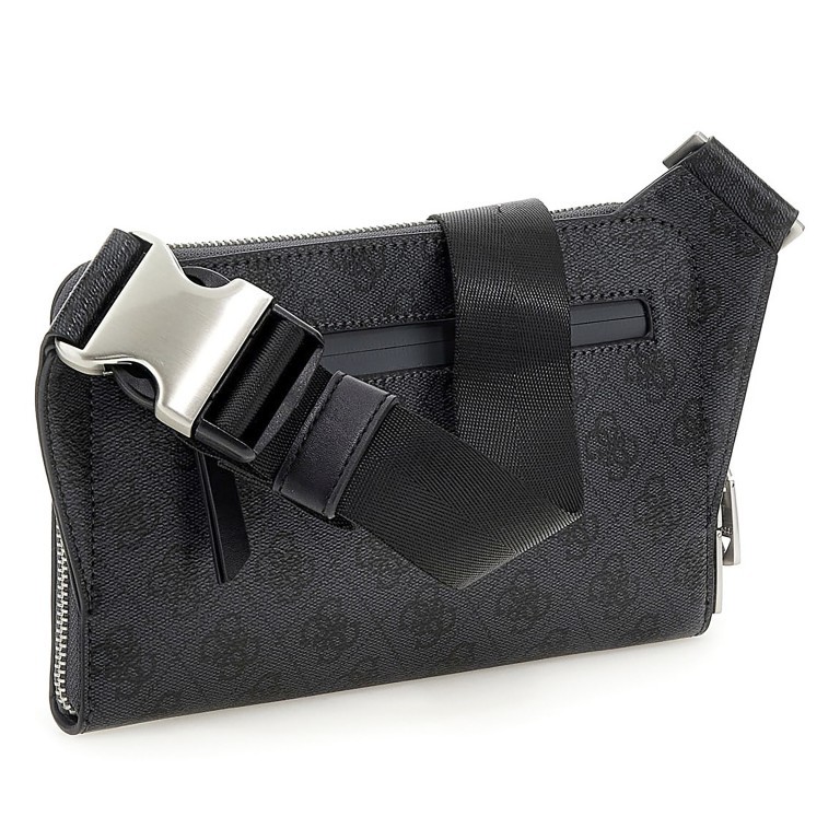 Umhängetasche 4G-Logo Black, Farbe: schwarz, Marke: Guess, EAN: 7620837298932, Abmessungen in cm: 23x14x3.5, Bild 2 von 4