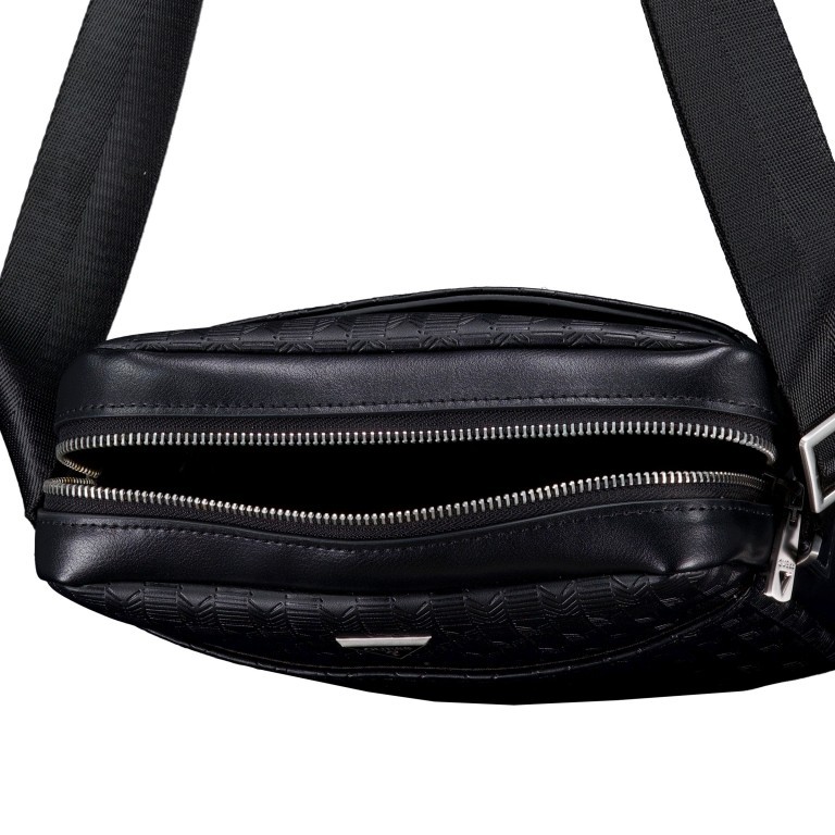 Umhängetasche Torino Black, Farbe: schwarz, Marke: Guess, EAN: 7626741087037, Abmessungen in cm: 22.5x22.5x6, Bild 6 von 6