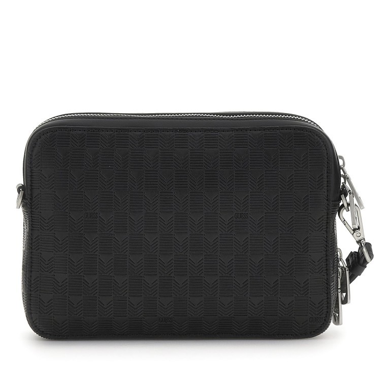 Handgelenktasche Tech Pouch Black, Farbe: schwarz, Marke: Guess, EAN: 7620837299618, Abmessungen in cm: 23x16x6, Bild 3 von 8
