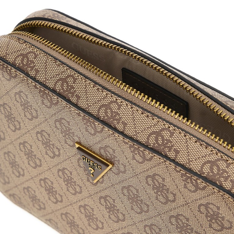 Umhängetasche 4G-Logo Beige Brown, Farbe: cognac, Marke: Guess, EAN: 7620837300420, Abmessungen in cm: 22x14x5.5, Bild 7 von 7