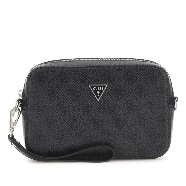 Umhängetasche 4G-Logo Black, Farbe: schwarz, Marke: Guess, EAN: 7620837300437, Abmessungen in cm: 22x14x5.5, Bild 1 von 7