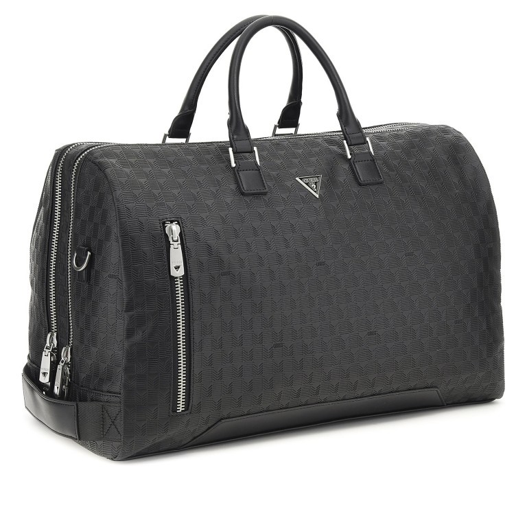 Reisetasche Torino Größe 48 cm Black, Farbe: schwarz, Marke: Guess, EAN: 7620837300970, Abmessungen in cm: 48x37x24, Bild 2 von 6