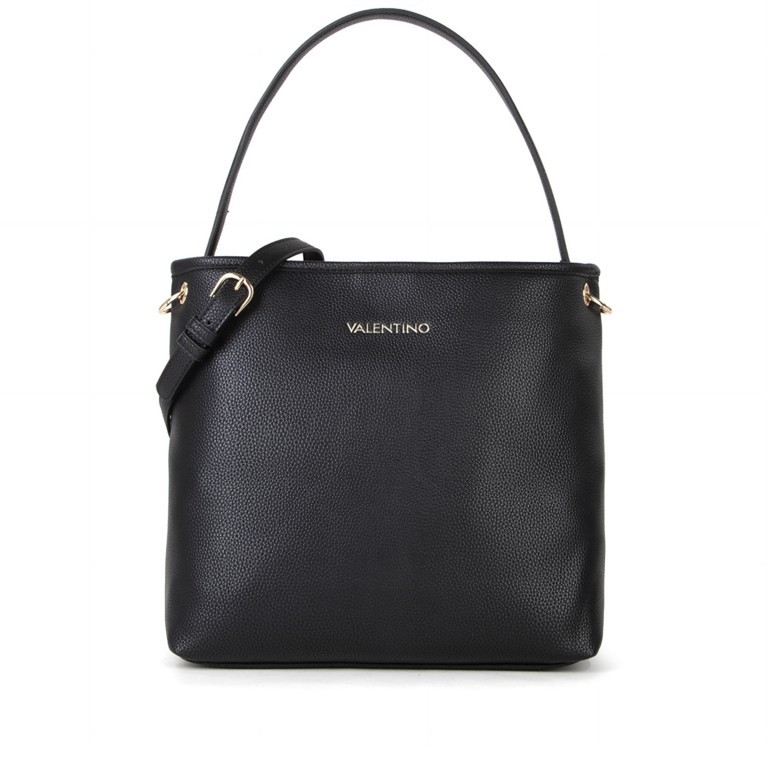 Beuteltasche Brixton mit herausnehmbarem Etui Nero, Farbe: schwarz, Marke: Valentino Bags, EAN: 8054942230591, Abmessungen in cm: 30x28x14, Bild 1 von 7