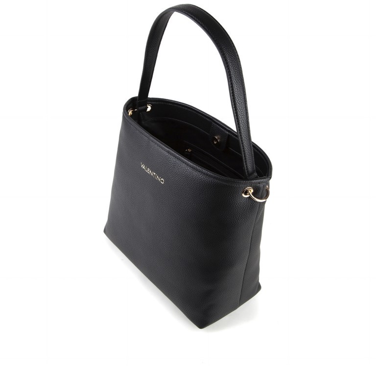 Beuteltasche Brixton mit herausnehmbarem Etui Nero, Farbe: schwarz, Marke: Valentino Bags, EAN: 8054942230591, Abmessungen in cm: 30x28x14, Bild 7 von 7