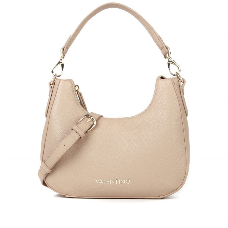 Beuteltasche Brixton Beige, Farbe: beige, Marke: Valentino Bags, EAN: 8054942230805, Abmessungen in cm: 26x22x7, Bild 1 von 4