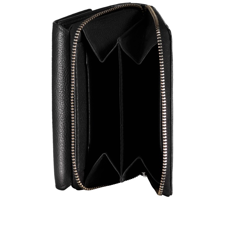 Geldbörse Luise 451 Schwarz, Farbe: schwarz, Marke: Flanigan, EAN: 4066727006165, Abmessungen in cm: 13x9.5x3.5, Bild 5 von 5