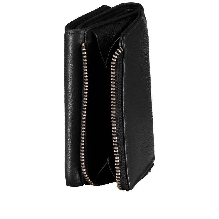 Geldbörse Luise 454 mit RFID-Schutz Schwarz, Farbe: schwarz, Marke: Flanigan, EAN: 4066727006196, Abmessungen in cm: 11x8.5x4, Bild 5 von 5