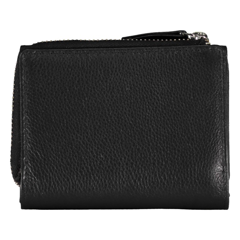 Geldbörse Luise 454 mit RFID-Schutz Schwarz, Farbe: schwarz, Marke: Flanigan, EAN: 4066727006196, Abmessungen in cm: 11x8.5x4, Bild 3 von 5
