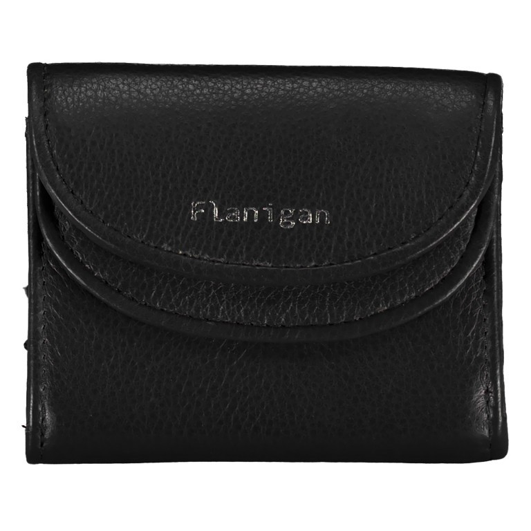 Geldbörse Luise 457 mit RFID-Schutz Schwarz, Farbe: schwarz, Marke: Flanigan, EAN: 4066727006226, Abmessungen in cm: 10x8x2.5, Bild 1 von 5