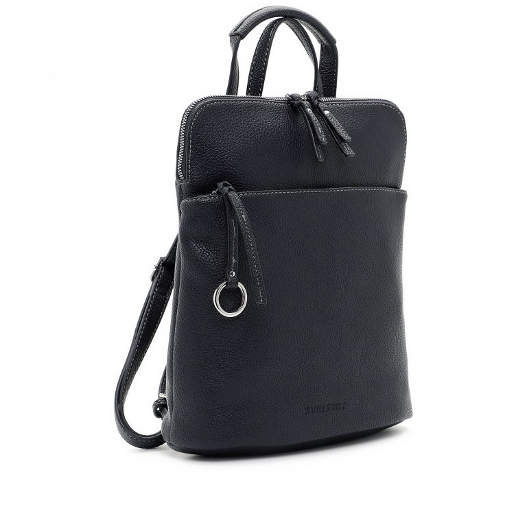 Rucksack Debby 13606 Blue, Farbe: blau/petrol, Marke: Suri Frey, EAN: 4056185179143, Abmessungen in cm: 28x33x12, Bild 2 von 7