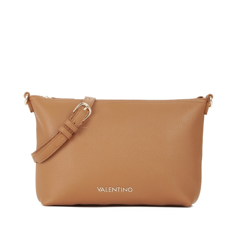 Umhängetasche Brixton Cuoio, Farbe: cognac, Marke: Valentino Bags, EAN: 8054942610256, Abmessungen in cm: 27x20x6, Bild 1 von 4