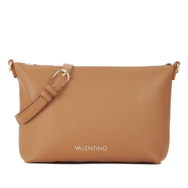 Umhängetasche Brixton Cuoio, Farbe: cognac, Marke: Valentino Bags, EAN: 8054942610256, Abmessungen in cm: 27x20x6, Bild 1 von 4