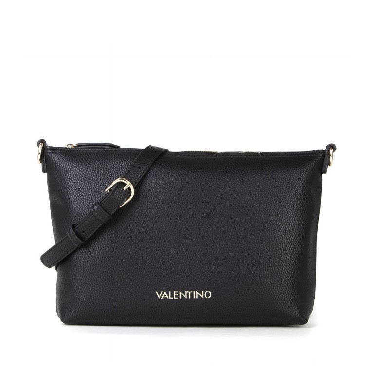 Umhängetasche Brixton Nero, Farbe: schwarz, Marke: Valentino Bags, EAN: 8054942230959, Abmessungen in cm: 27x20x6, Bild 1 von 4