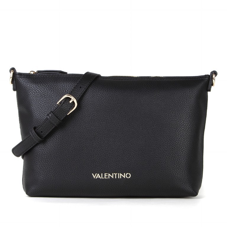 Umhängetasche Brixton Nero, Farbe: schwarz, Marke: Valentino Bags, EAN: 8054942230959, Abmessungen in cm: 27x20x6, Bild 1 von 4