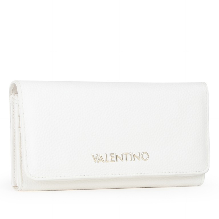 Geldbörse Brixton Bianco, Farbe: weiß, Marke: Valentino Bags, EAN: 8054942261304, Abmessungen in cm: 19.5x10x3, Bild 2 von 4