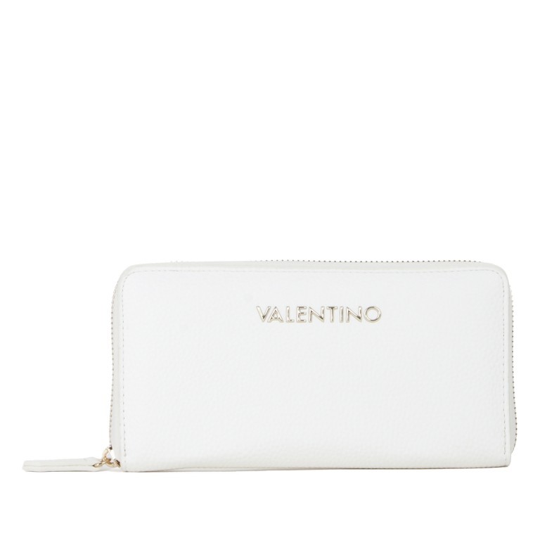 Geldbörse Brixton Bianco, Farbe: weiß, Marke: Valentino Bags, EAN: 8054942261311, Abmessungen in cm: 19x10x2.5, Bild 1 von 4