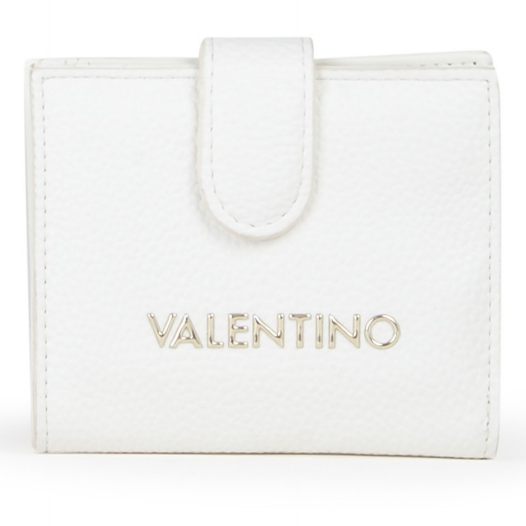 Geldbörse Brixton Bianco, Farbe: weiß, Marke: Valentino Bags, EAN: 8054942261328, Abmessungen in cm: 11x9.5x3, Bild 1 von 4