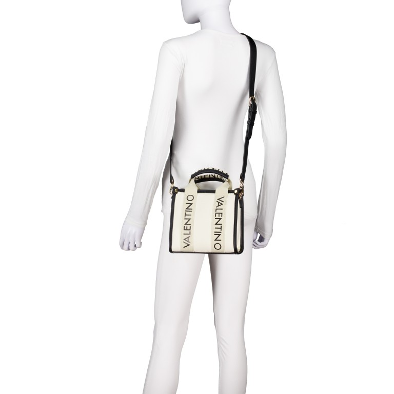 Handtasche Candle Naturale Nero, Farbe: beige, Marke: Valentino Bags, EAN: 8054942642509, Abmessungen in cm: 20.5x19x8, Bild 6 von 7