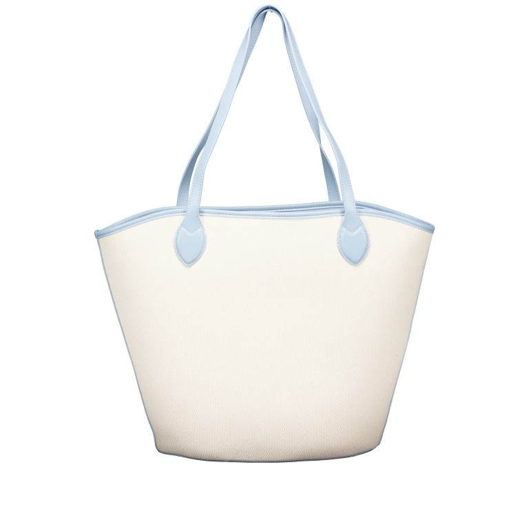 Shopper Covent L mit herausnehmbarer Tasche Naturale Azzuro, Farbe: blau/petrol, Marke: Valentino Bags, EAN: 8054942642691, Abmessungen in cm: 32x36x15, Bild 3 von 6
