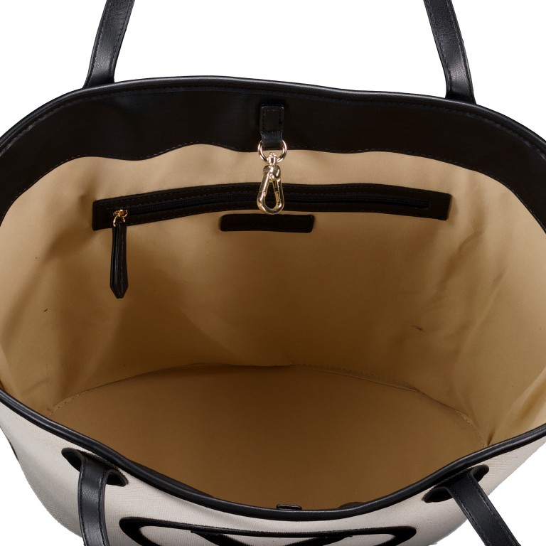 Shopper Covent L mit herausnehmbarer Tasche Naturale Nero, Farbe: schwarz, Marke: Valentino Bags, EAN: 8054942681133, Abmessungen in cm: 32x36x15, Bild 6 von 6