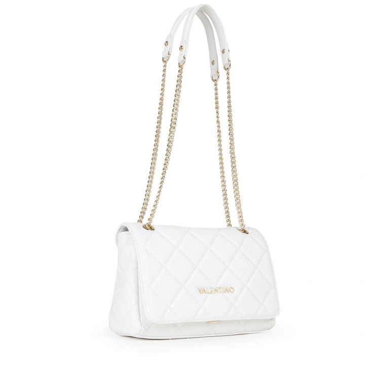 Umhängetasche Ocarina Bianco, Farbe: weiß, Marke: Valentino Bags, EAN: 8054942444257, Abmessungen in cm: 26x18x9, Bild 2 von 7