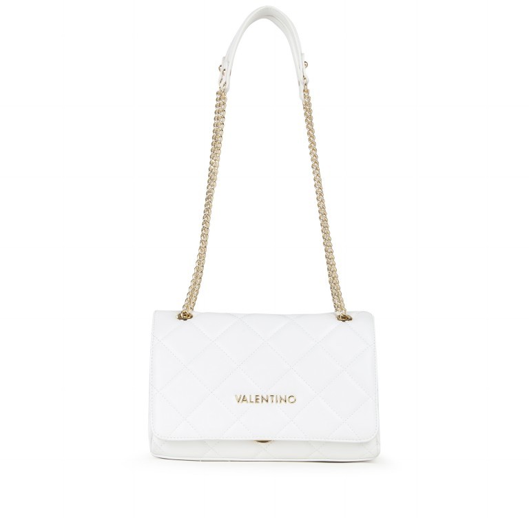 Umhängetasche Ocarina Bianco, Farbe: weiß, Marke: Valentino Bags, EAN: 8054942444257, Abmessungen in cm: 26x18x9, Bild 1 von 7