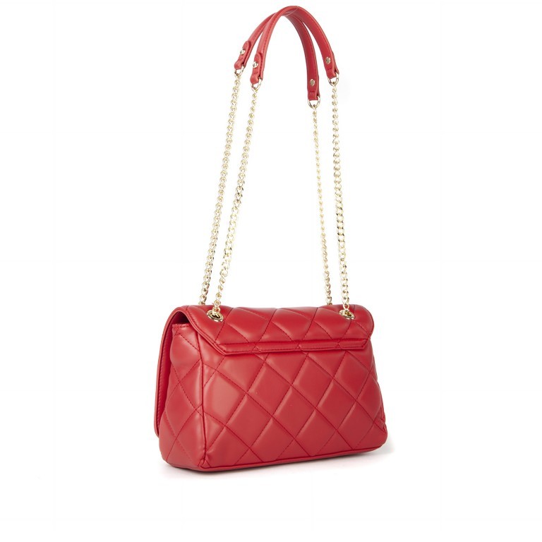 Umhängetasche Ocarina Rosso, Farbe: rot/weinrot, Marke: Valentino Bags, EAN: 8054942227553, Abmessungen in cm: 26x18x9, Bild 3 von 7